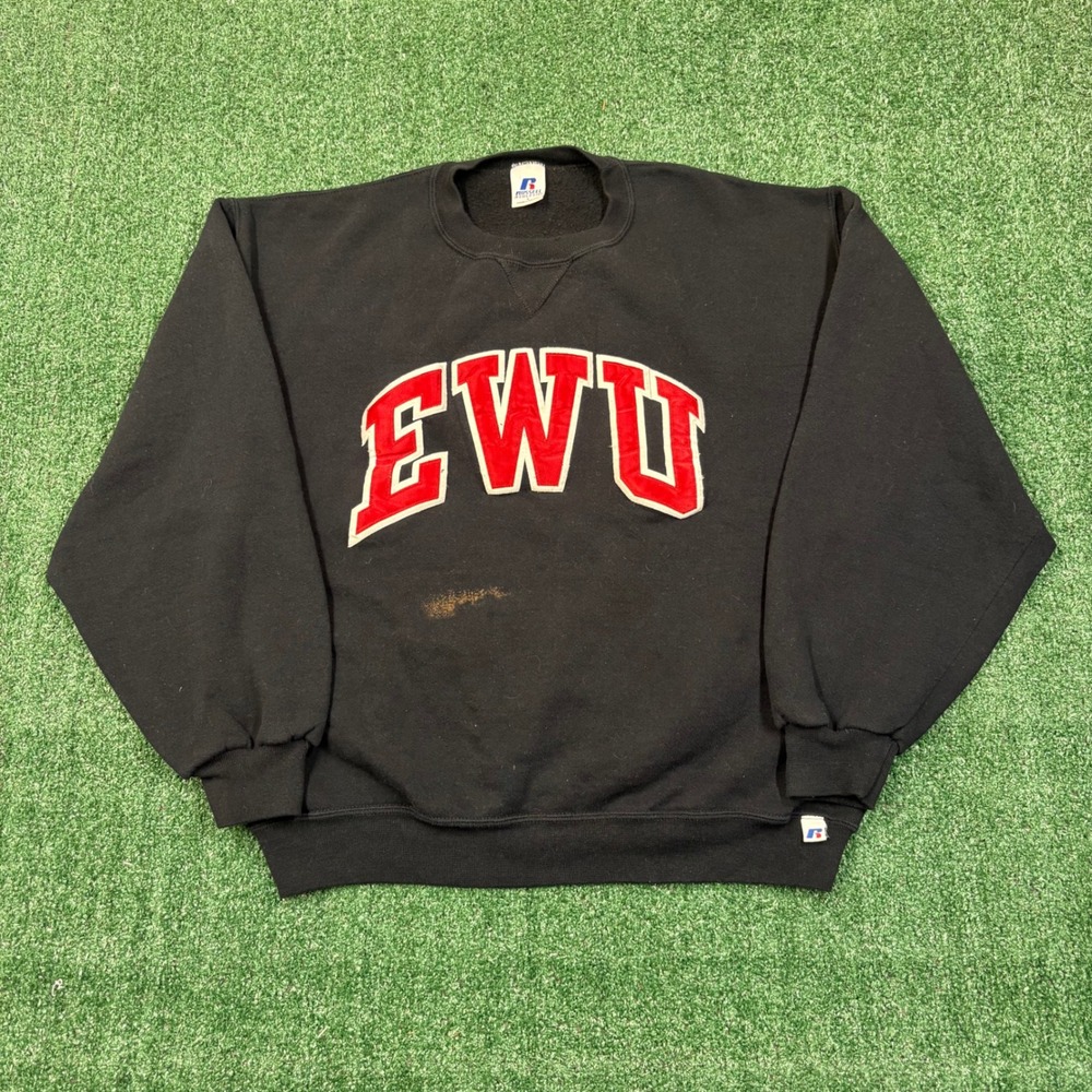 Vintage 90s Russell Athletic EWU Crewneck Sweatshirt